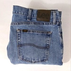 Lee regular fit blue jeans men's size 38 X 34